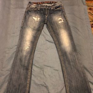 Rock revival jeans size 30 donna great look feel  Professionally patched
